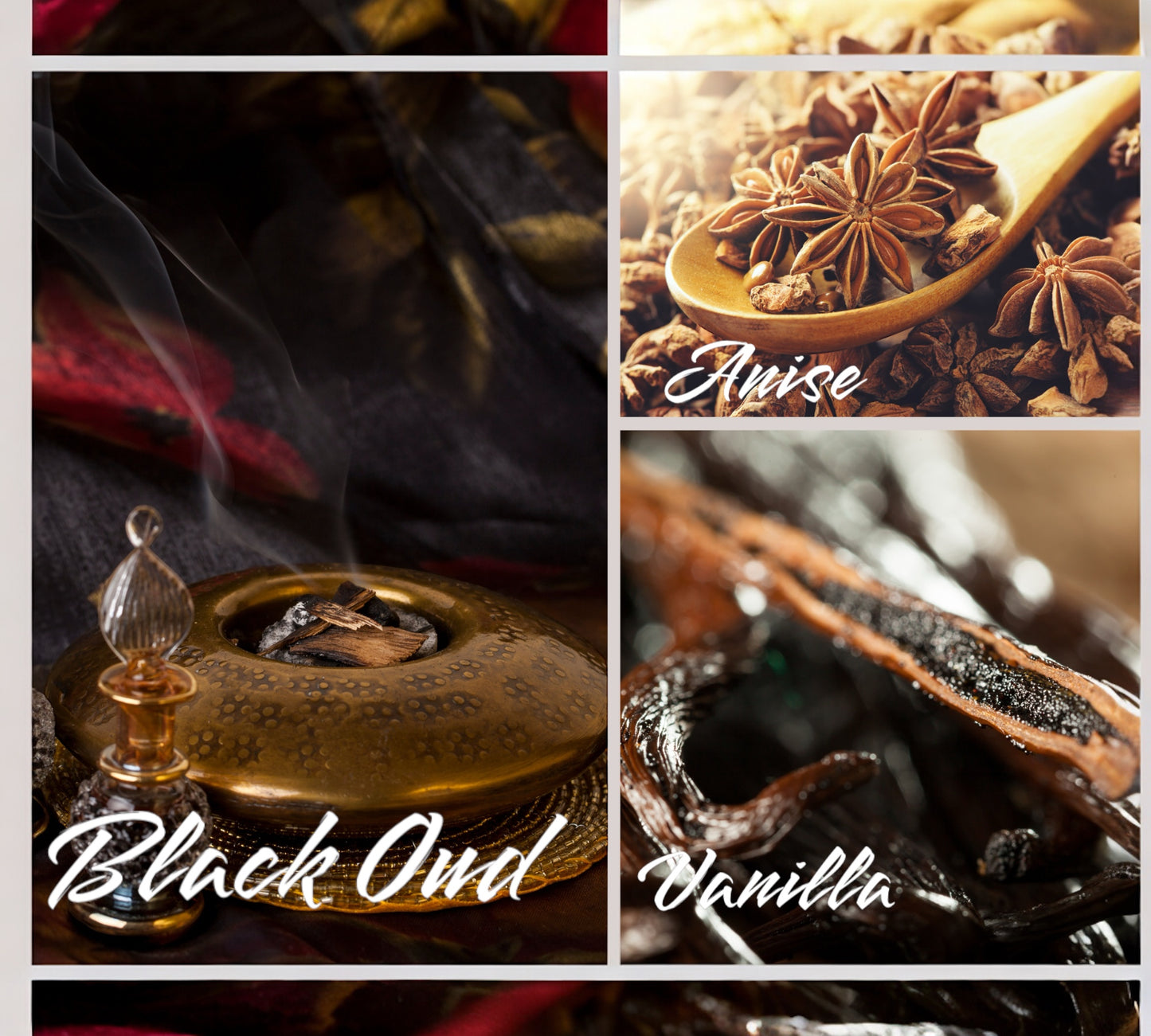 Duftkerze - Aromakerze - "Black Oud“
