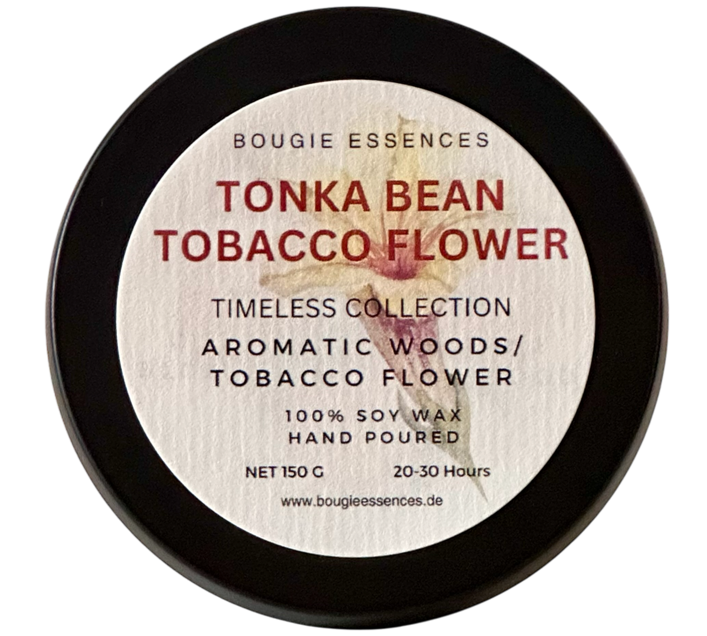 Duftkerze - Aromakerze - "Tonka Bean & Tobacco Flower“