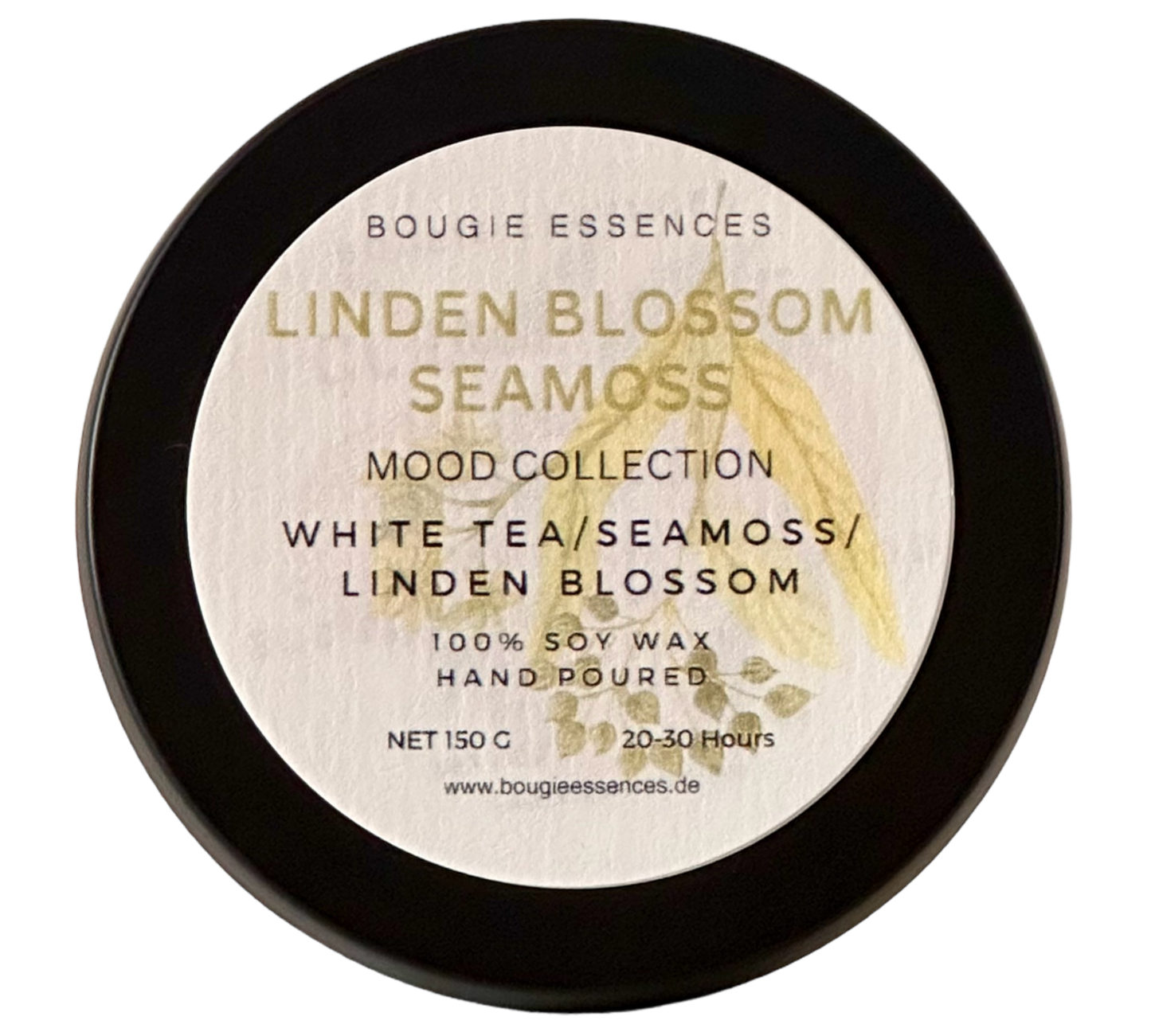 Duftkerze - Aromakerze - "Linden Blossom and Seamoss“
