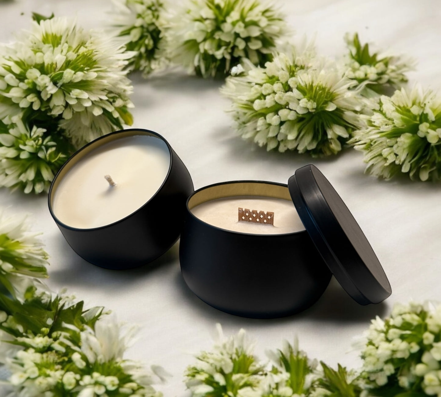 Duftkerze - Aromakerze - "Linden Blossom and Seamoss“