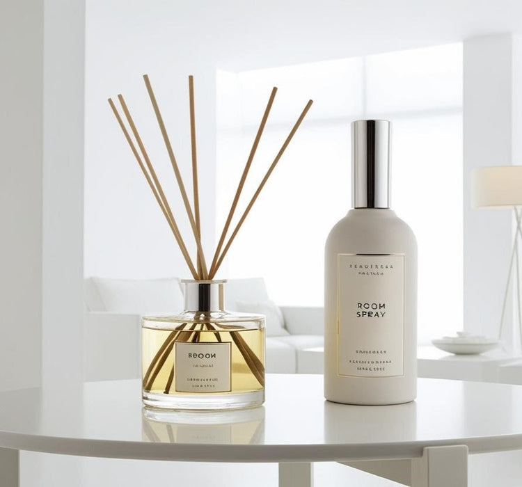 Raumdüfte mit Diffuserstäbchen und als Roomspray