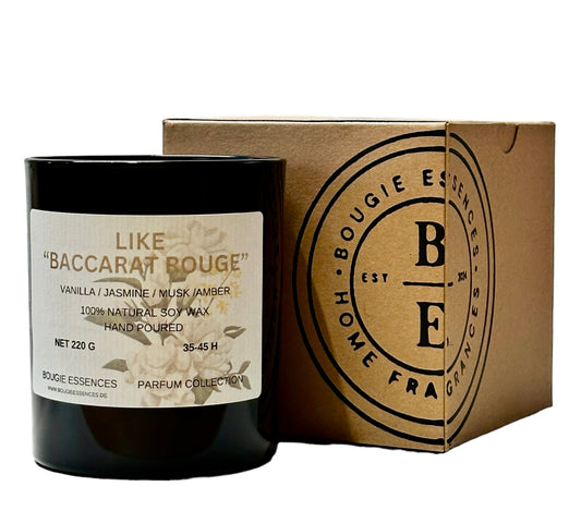 Parfumkerze - Duftzwilling  - "inspiriert von Baccarat Rouge“