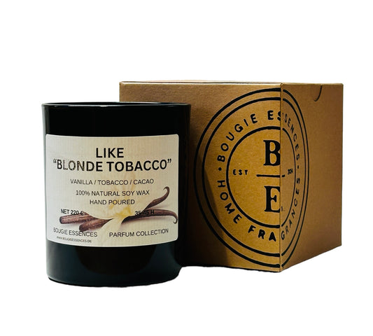 Parfumkerze - Duftzwilling  - "inspiriert von Blonde Tobacco“