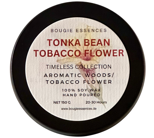 Duftkerze - Aromakerze - "Tonka Bean & Tobacco Flower“